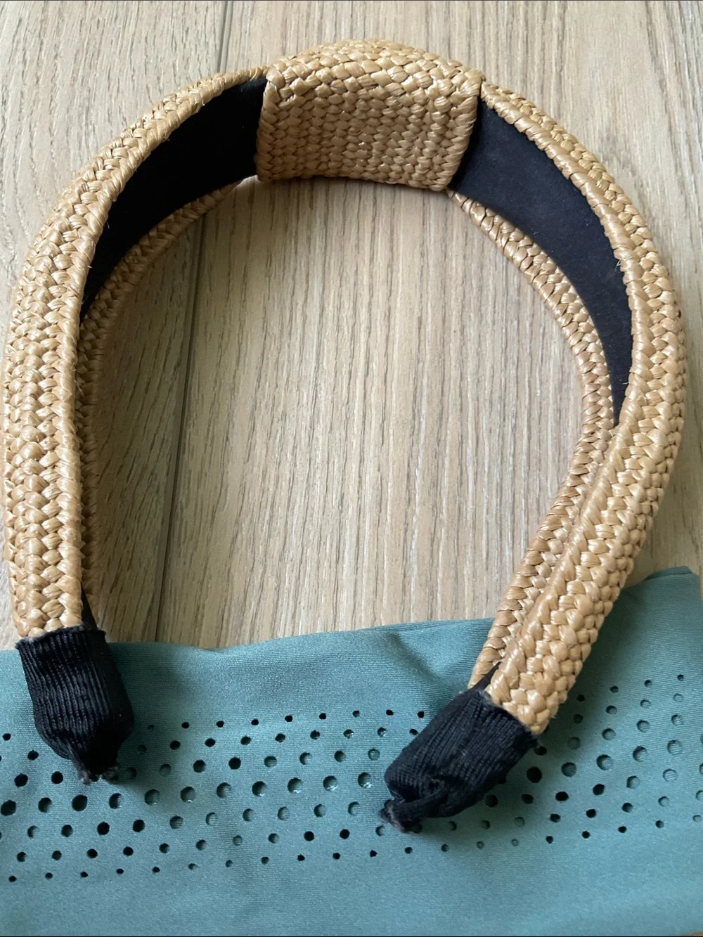 Set of Three Headbands NWT Anthropologie Active, Tan Top Knot, Fabric Top Knot